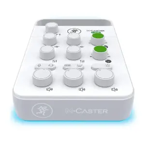 Mackie M•Caster Live Taşınabilir Canlı Yayın Mikseri (Beyaz) - 3