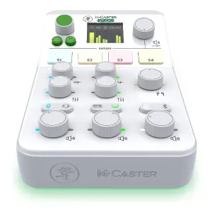 Mackie M•Caster Studio Portatif Canlı Yayın Mikseri (Beyaz) - 2