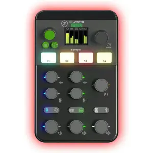 Mackie M•Caster Studio Portatif Canlı Yayın Mikseri (Siyah) - 1