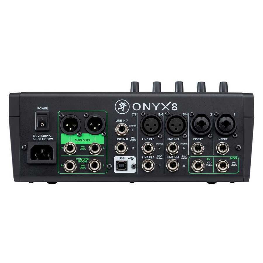 Mackie ONYX 8 USB'li 8 Kanallı Analog Mikser