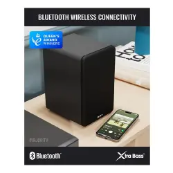 Majority D70X Aktif Bluetooth Raf Tipi Hoparlör (Siyah) - 4