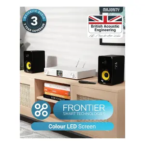 Majority Fitzwilliam 2 İnternet Radyolu Hi-Fi Dijital Tuner (Gri) - 3