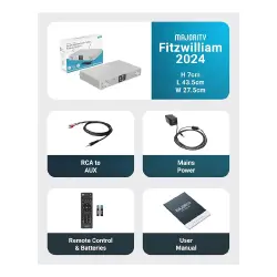 Majority Fitzwilliam 2 İnternet Radyolu Hi-Fi Dijital Tuner (Gri) - 7