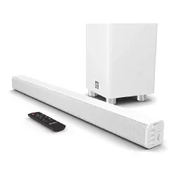 Majority K2 Bluetooth'lu Kablosuz Soundbar ve Subwoofer (Beyaz) - Majority