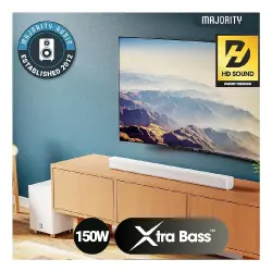 Majority K2 Bluetooth'lu Kablosuz Soundbar ve Subwoofer (Beyaz) - 13