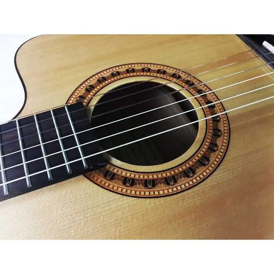 Manuel Rodriguez CAB10CFE Flamenco Cutaway Elektro Klasik Gitar - 4