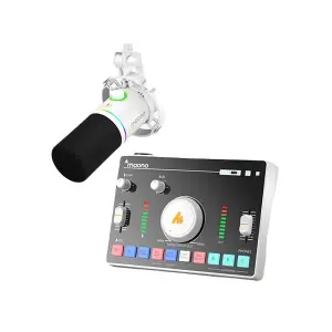 Maono AMC2 NEO and PD200X Canlı Yayın Mikser Seti (Beyaz) - 1