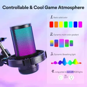 Maono DGM20S Gamerwave Condenser USB Oyun RGB Mikrofonu - 3