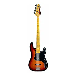 Markbass MB GV 4 Gloxy 3-Tone Sunburst 4 Telli Pasif Bas Gitar - Markbass