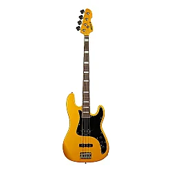 Markbass MB GV 4 Gloxy Metallic Yellow 4 Telli Pasif Bas Gitar - Markbass