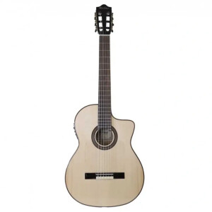 Martinez Almeria Artist AS CE Cutaway Elektro Klasik Gitar - Martinez