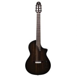 Martinez Hispania TransBlack Elektro Klasik Gitar - Martinez