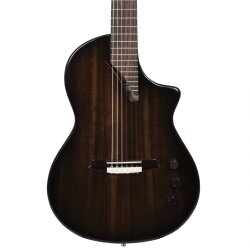Martinez Hispania TransBlack Elektro Klasik Gitar - 3