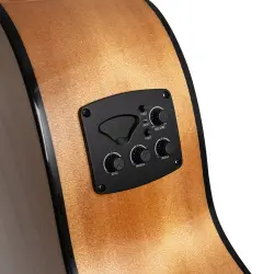 Martinez MC-10C CE Elektro Klasik Gitar - 5