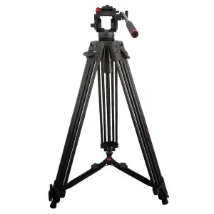 Miliboo MTT608A 196cm Video Tripod + MYT802L Dikey Çekim Kafası - 1