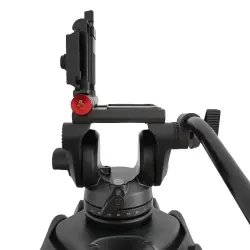 Miliboo MTT608A 196cm Video Tripod + MYT802L Dikey Çekim Kafası - 3