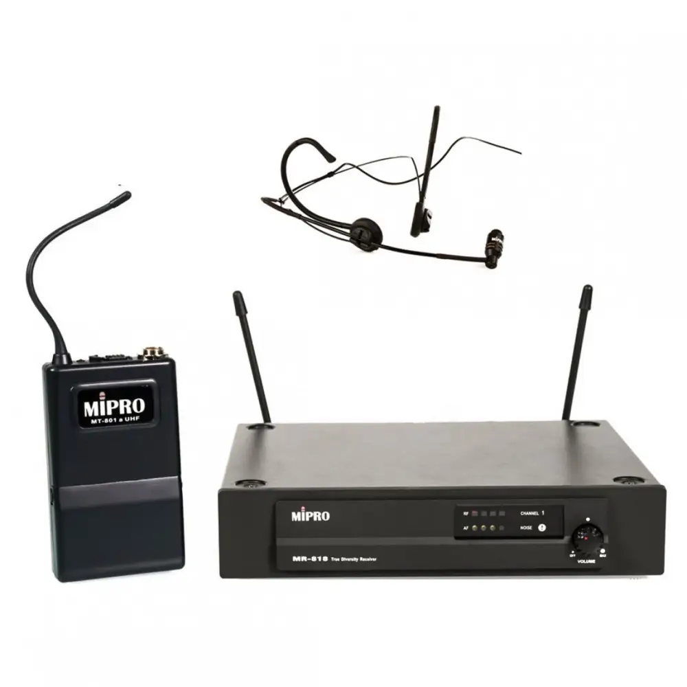 Mipro MR-818 HEADSET Kablosuz Tek Headset Mikrofon Seti - 1