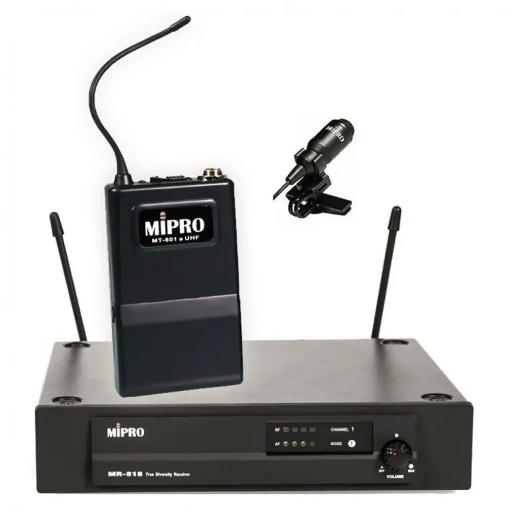 Mipro MR-818 YAKA Kablosuz Tek Yaka Mikrofon Seti - 1