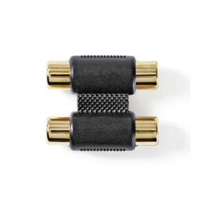 Nedis Cable 2x RCA Dişi - 2x RCA Altın Kaplama Dişi Konektör - 1