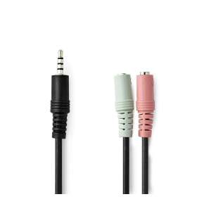 Nedis Cable 3.5 mm Erkek - 2x 3.5 mm Dişi Çevirici Kablo - 1