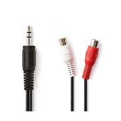 Nedis Cable 3.5 mm Erkek - 2x RCA Dişi 0.20 Stereo Kablo - Nedis Cable