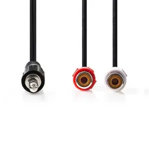 Nedis Cable 3.5 mm Erkek - 2x RCA Dişi 0.20 Stereo Kablo - 2