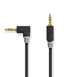 Nedis Cable 3.5 mm Erkek - 3.5 mm 0.5 m Erkek Açılı Ses Kablosu - Nedis Cable