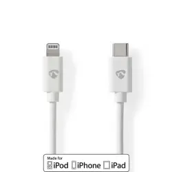 Nedis Cable Lightning - USB-C Erkek 2 m Kablo - 1
