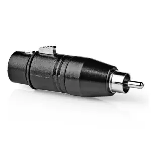 Nedis Cable RCA Erkek - XLR 3-Pin Dişi Konnektör - 1