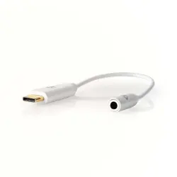 Nedis Cable USB-C Erkek - 3.5 mm Dişi 0.15 m Çevirici Kablo - 2