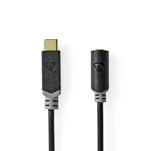 Nedis Cable USB-C Erkek - 3.5 mm Dişi 1 m Çevirici Kablo - 1