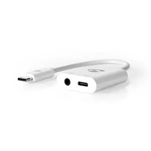 Nedis Cable USB-C Erkek - Dişi USB-C 3.5 mm Dişi Adaptör - 1