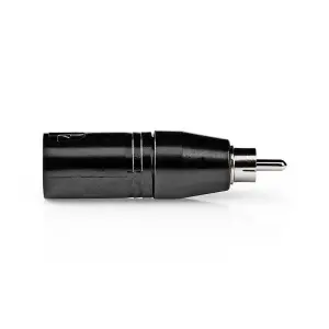 Nedis Cable XLR Erkek - RCA Erkek Metal Adaptör - 1