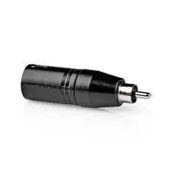 Nedis Cable XLR Erkek - RCA Erkek Metal Adaptör - 2