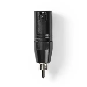 Nedis Cable XLR Erkek - RCA Erkek Metal Adaptör - 4