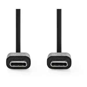 Nedis USB-C - USB-C 2.0 Şarj ve Veri Kablosu (1.00 m) - 2