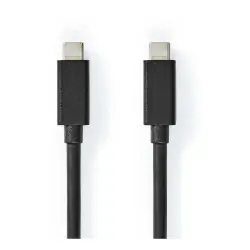 Nedis USB-C - USB-C 3.2 Gen 2 Süper Hızlı Şarj ve Veri Kablosu (1.00 m) - Nedis Cable