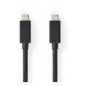 Nedis USB-C - USB-C 3.2 Gen 2 Süper Hızlı Şarj ve Veri Kablosu (1.00 m) - 1