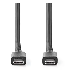 Nedis USB-C - USB-C 3.2 Gen 2 Süper Hızlı Şarj ve Veri Kablosu (1.00 m) - 2