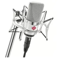 Neumann TLM 102 W Large-Diaphragm Cardioid Condenser Microphone with Shockmount (Limited Edition White) - 1