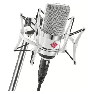 Neumann TLM 102 W Large-Diaphragm Cardioid Condenser Microphone with Shockmount (Limited Edition White) - 1