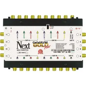 Next YE-10/8 Hybrid Sonlu ve Kaskatlı Bir Arada Gold Plus Multiswitch Uydu Santrali - 1