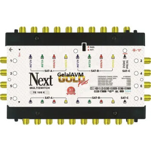 Next YE-10/8 Hybrid Sonlu ve Kaskatlı Bir Arada Gold Plus Multiswitch Uydu Santrali - Next&NextStar