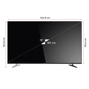 Next YE-75IDWG11 75'' 190 Ekran Uydu Alıcılı 4K Ultra HD Google MiniLED TV - 4