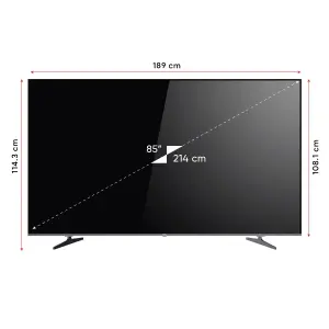 Nextstar YE-85IDWG11 85'' 216 Ekran Uydu Alıcılı 4K Ultra HD Google MiniLED TV - 6