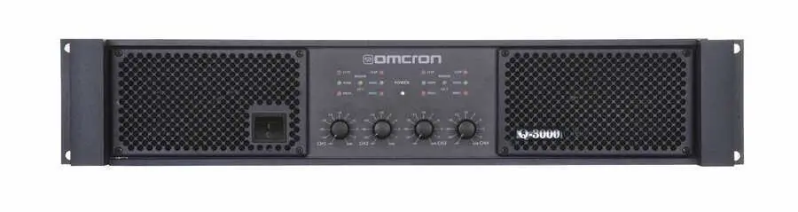 Startech OMCRON Q-3000 2U 4x750 Watt Rack Tipi Power Amplifikatör - 1