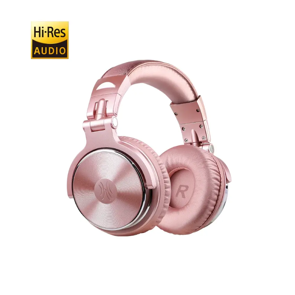 OneOdio Pro10 Kulak Üstü Kablolu DJ Kulaklığı (Rose Gold) - OneOdio