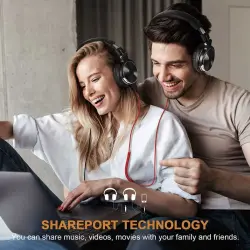 OneOdio Pro10 Kulak Üstü Kablolu DJ Kulaklığı (Siyah) - 2