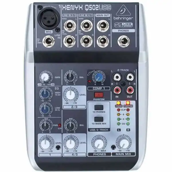 Behringer [OUTLET] Q502USB 5 Kanal Usb Mikser - 1