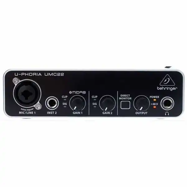 Звуковая карта u phoria. Behringer umc22. Behringer umc22 ЦАП. Behringer umc22 комплект. Behringer umc22 + мониторы.